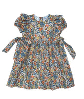 Lulu Bebe Bright Fall Floral Smocked Dress