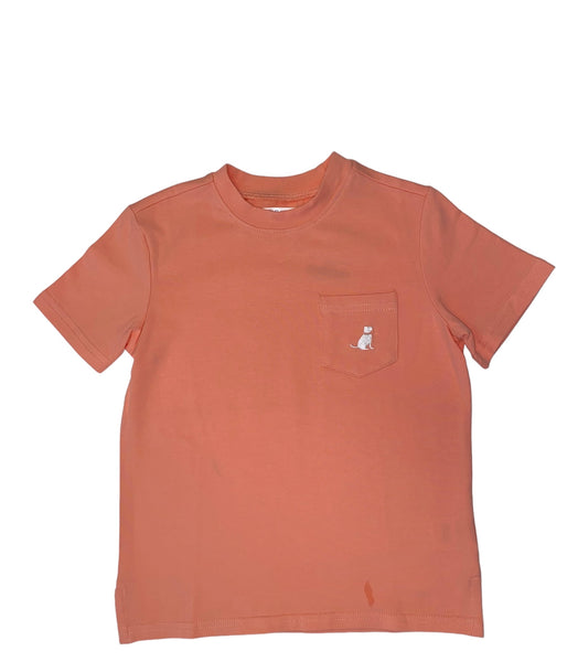 Lulu Bebe Crew Neck Tee Salmon