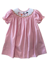 Lulu Bebe Boo Pink Gingham Smocked Bishop Dress