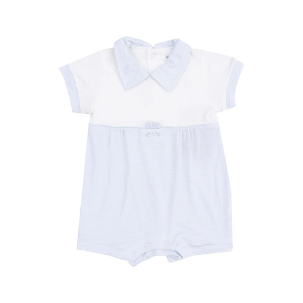 Angel Dear Romper Stripe Classic Blue Tiny Bunny