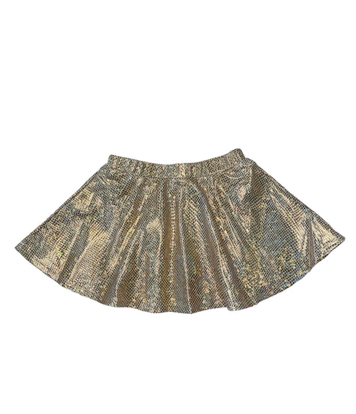 Lulu Bebe Gold Metallic Skirt