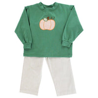 Bailey Boys Pant Set Pumpkin