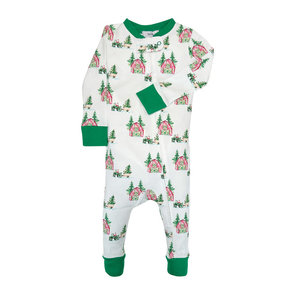 Ishtex Christmas Tree Farm Unisex Onesie