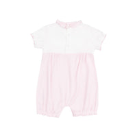 Angel Dear Romper Stripe Classic Pink Tiny Bunny