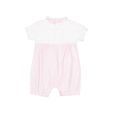 Angel Dear Romper Stripe Classic Pink Tiny Bunny