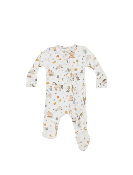 Angel Dear 2 Way Zipper Footie Farm Babies