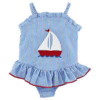 Bailey Boys Smooth Sailing 1pc Swim With Ruffle