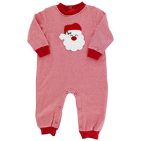 Bailey Boys Santa Knit Romper