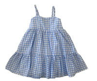 Lulu Bebe Mollie Spaghetti Strap Dress Blue