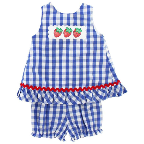 Bailey Boys Strawberry Patch Angel Dress Tie With Bloomer