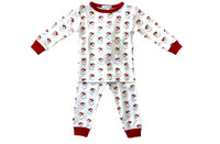 La Luna Boys PJ Set Santa