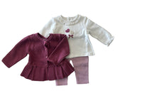 Mayoral 3PC Sweater Set Pink