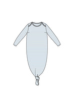 Angel Dear Knotted Gown Light Blue Stripe