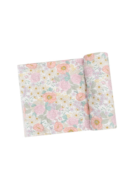 Angel Dear Swaddle Blanket Peonies And Roses