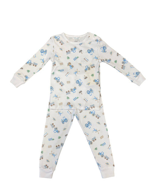 Lyda Baby Farm Equipment 2pc PJ Set