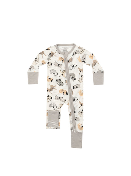 Angel Dear 2 Way Zipper Romper Cozy Pups