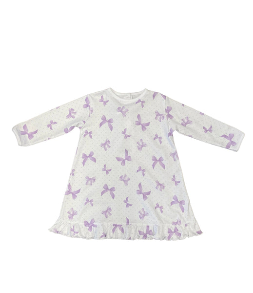 Lyda Baby Purple Bows Gown