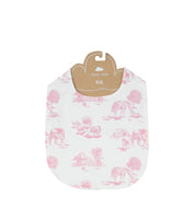 Angel Dear Feeding Bib Farm Toile Pink