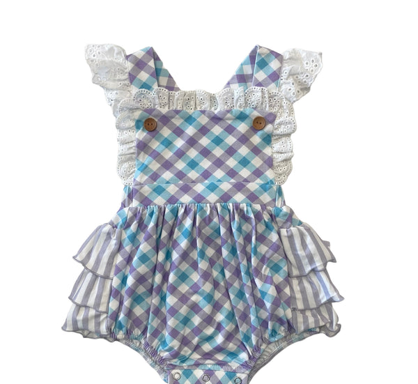 Swoon Baby Eyelet Trim Bubble