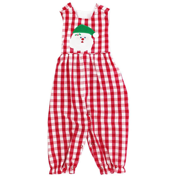 Bailey Boys Santa Knit Romper