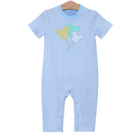 Trotter Street Kids Mouse Balloon Appliqué Romper