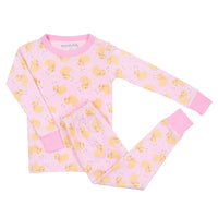 Magnolia Baby Bunny Ears PJ Set Pink