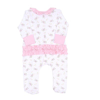 Magnolia Baby Hope’s Rose Print Ruffled Footie