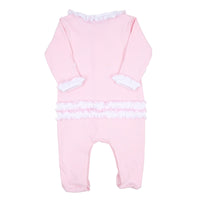 Magnolia Baby Hope’s Rose Embroidered Ruffled Footie