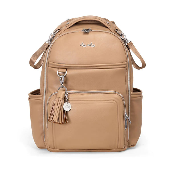 Itzy Ritzy Boss Backpack Diaper Bag Chai Latte