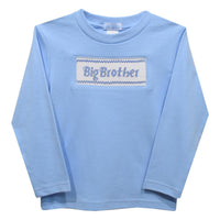 Vive La Fete Long Sleeve Smocked Tee Big Brother