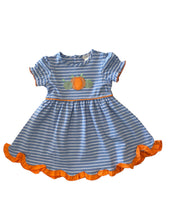 Ishtex Dress Pumpkin Appliqué