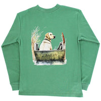 J Bailey Logo Tee Dog In Boat