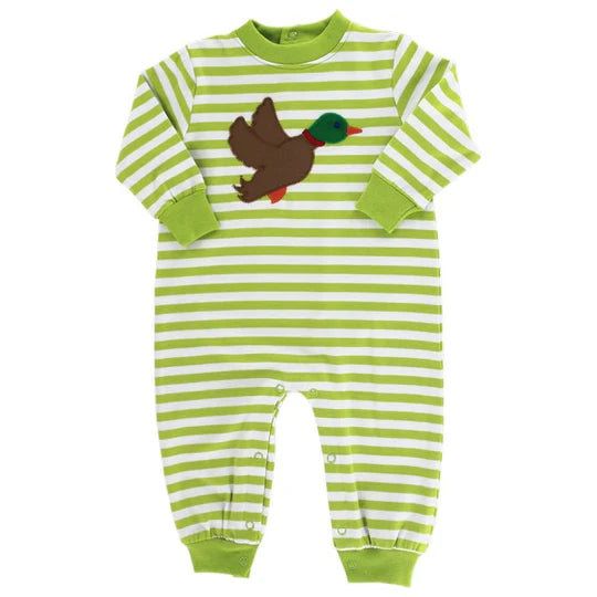 Bailey Boys Knit Romper Waterfowl