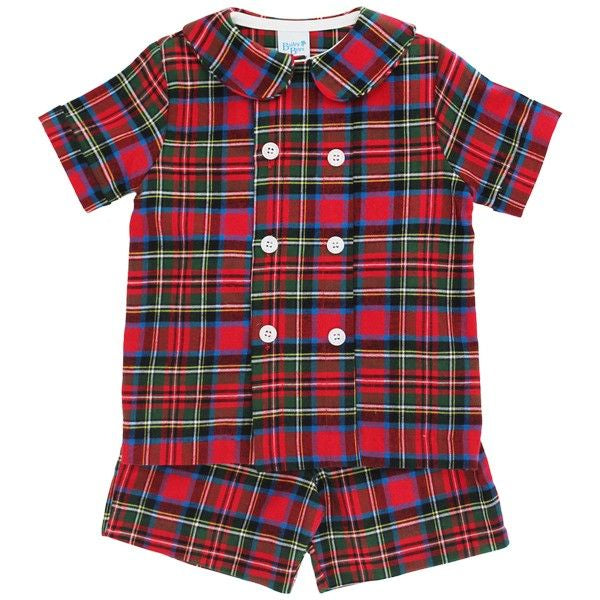 Bailey Boys Wales Tartan Dressy Short Set