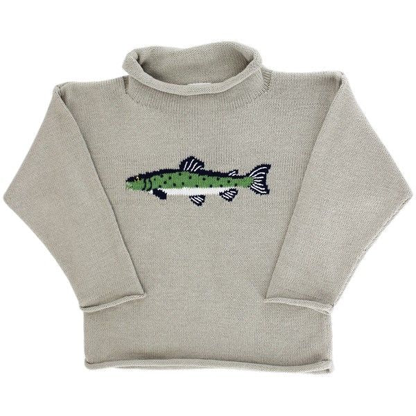 Bailey Boys Roll Neck Sweater Trout