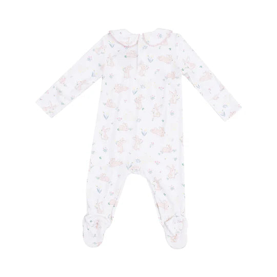 Angel Dear Smocked Peter Pan Footie Bunny And Duck