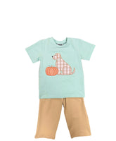 True Pumpkin Puppy Appliqué Pant Set