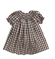 Lulu Bebe Red Plaid Bishop Dress