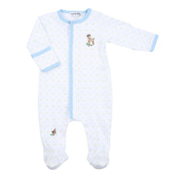 Magnolia Baby Baby Buck Embroidered Footie