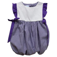 Vive La Fete Purple Gingham Bubble