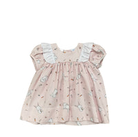 Lulu Bebe Bunny High Waist Dress W/Ruffle