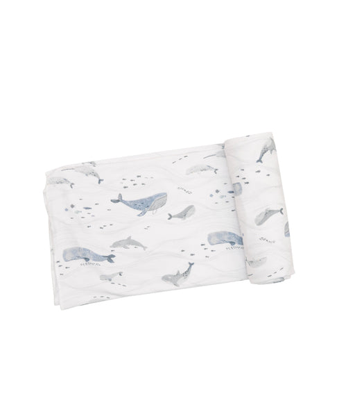 Angel Dear Soft Ocean Swaddle Blanket