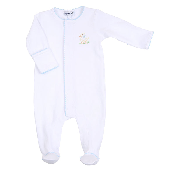 Magnolia Baby Little Quacker Footie Blue