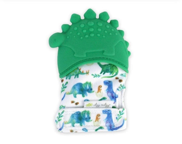 Itzy Ritzy Teething Mitt Dinosaur