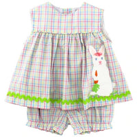 Bailey Boys Plaid Rabbit- Float w/ Bloomer