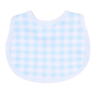 Magnolia Baby Spring Checks Bib Blue