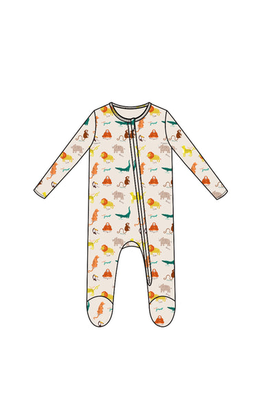 Angel Dear Animal Kingdom 2 Way Zipper Footie