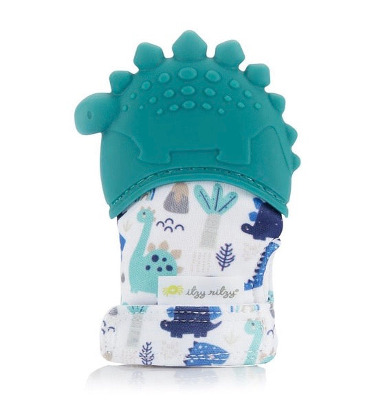 Itzy Ritzy Teething Mitt Dinosaur