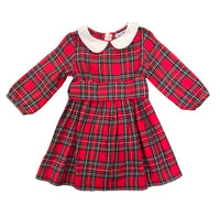 Lulu Bebe Plaid Sash Dress