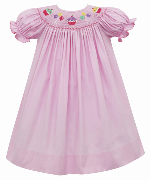 Anavini Birthday Pink Bishop Dress